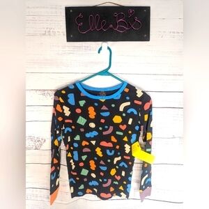 NWT Cat & Jack Long Sleeve Pajama Shapes Top 14
